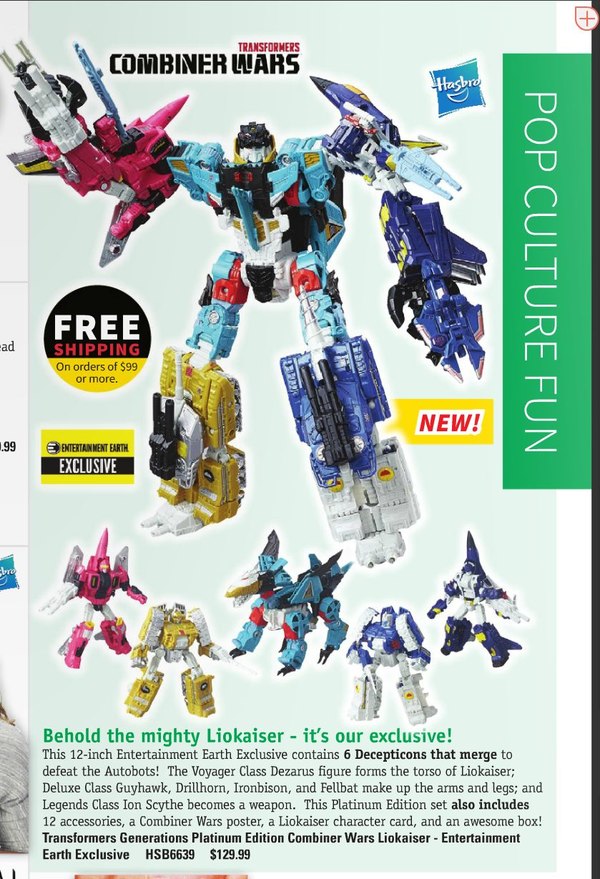 Exclusive Platinum Edition Combiner Wars Liokaiser Available Now From Entertainment Earth (1 of 1)